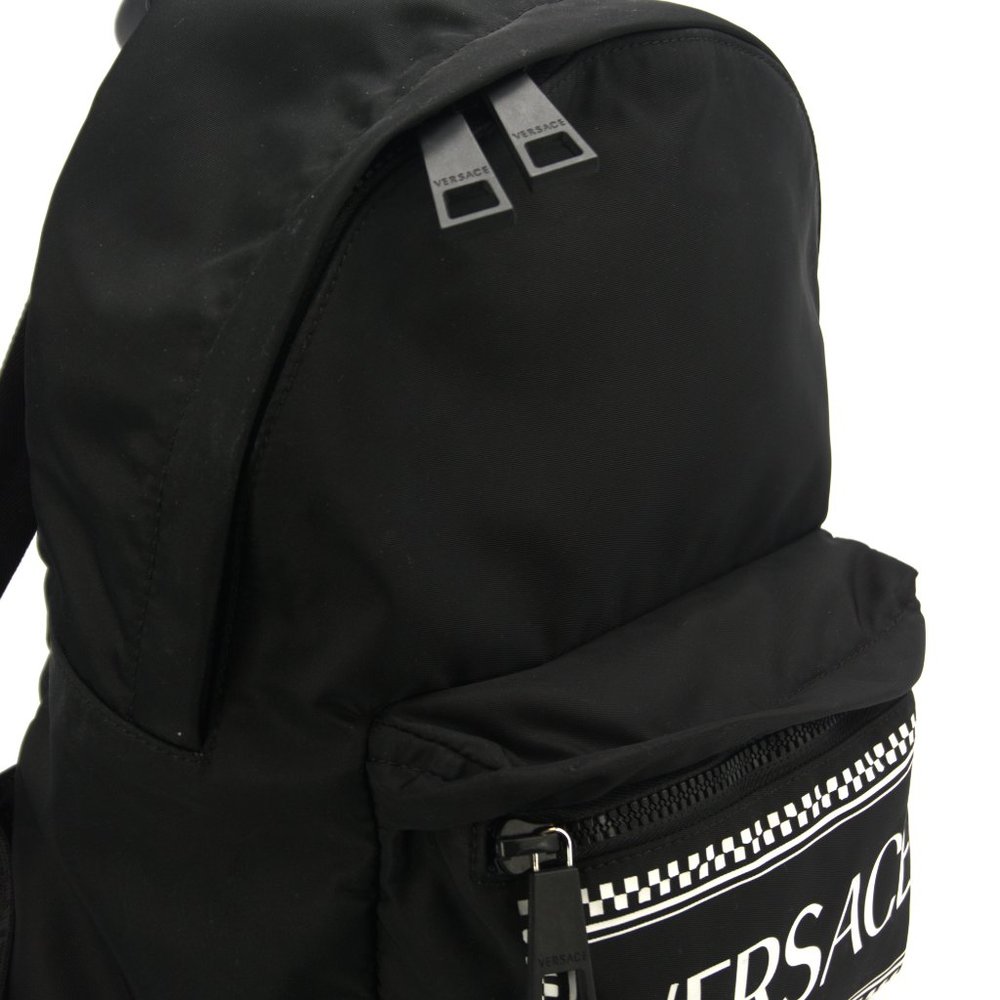 Versace Logo Nylon Backpack - Picture 10 of 16